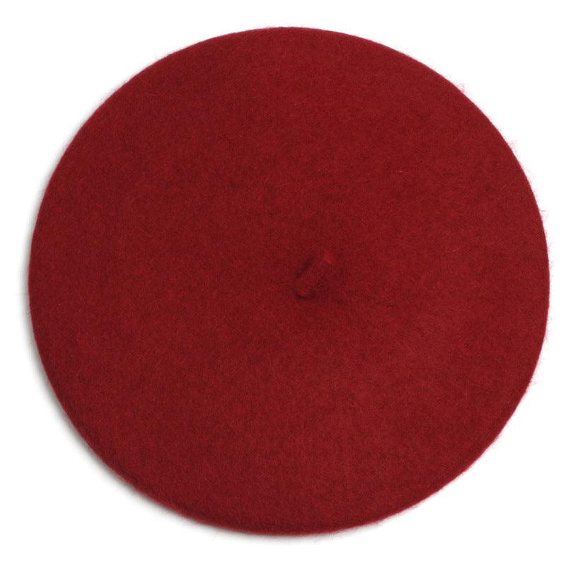 Autumn And Winter Hat Women's Wool Beret | EX-STOCK product gallery photo 9