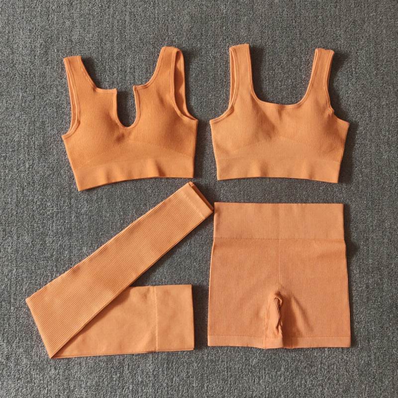 6pcs Yoga Workout Outfit set for women Gym clothes - EX-STOCK Canada