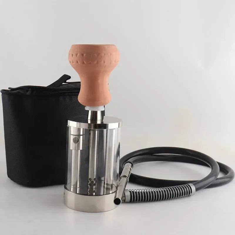 Aluminum Alloy Simple Car Portable Arabian Hookah - EX-STOCK CANADA