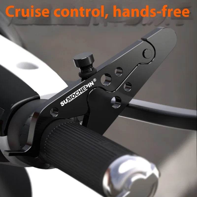 Motorcycle Throttle Grip CNC Aluminum Lock Assist Retainer Universal Cruise Control Bike Throttle Wrist Grip Handle Bar - EX-STOCK Canada