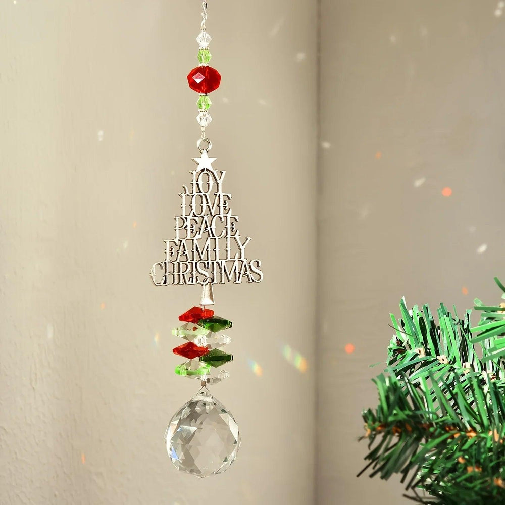 Cristal attrape-soleil de Noël Pendentif sapin de NoëlEX-STOCK Canada