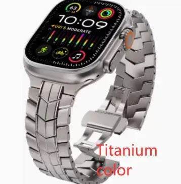 Replaceable Stainless Steel Chain Watch Strap Suitable For Apple IWatch - EX-STOCK Canada