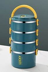 Sealed Multi Layered Thermal Stainless Steel Insulated Lunch box - EX-STOCK Canada