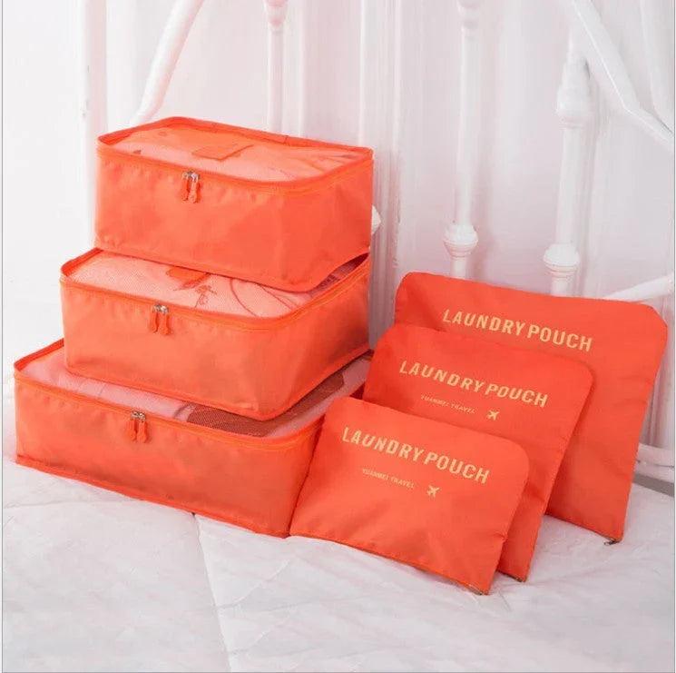 6 PCS Travel Storage Bag Set for Clothes Tidy Organizer EX-STOCK Canada