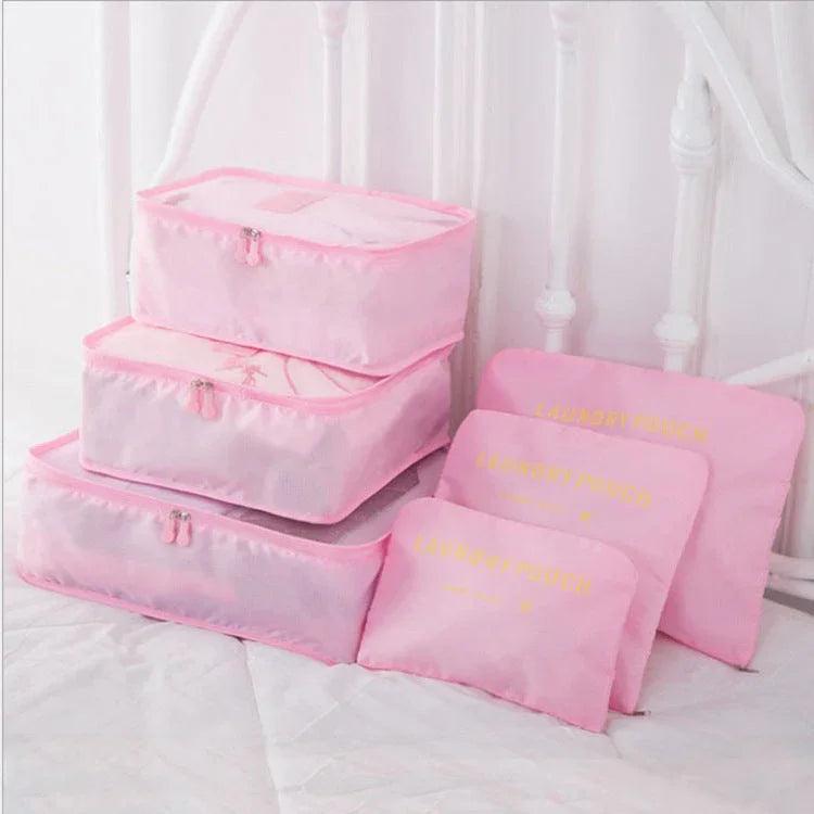 6 PCS Travel Storage Bag Set for Clothes Tidy Organizer EX-STOCK Canada