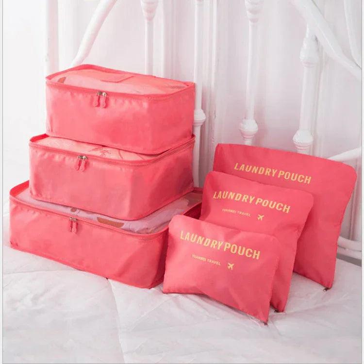 6 PCS Travel Storage Bag Set for Clothes Tidy Organizer EX-STOCK Canada
