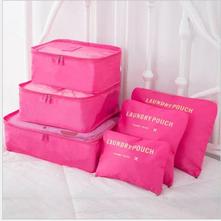 6 PCS Travel Storage Bag Set for Clothes Tidy Organizer EX-STOCK Canada