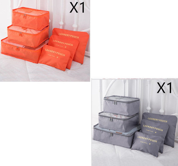 6 PCS Travel Storage Bag Set for Clothes Tidy Organizer EX-STOCK Canada