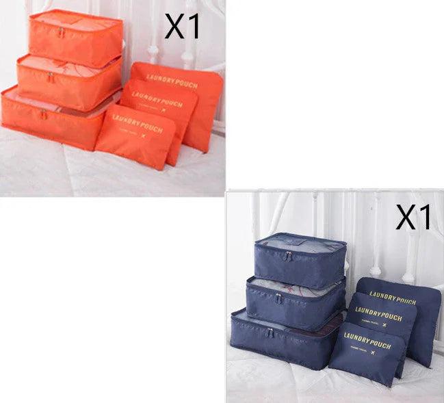 6 PCS Travel Storage Bag Set for Clothes Tidy Organizer EX-STOCK Canada