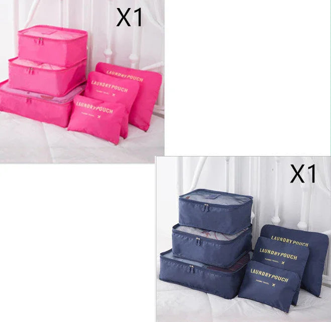 6 PCS Travel Storage Bag Set for Clothes Tidy Organizer EX-STOCK Canada