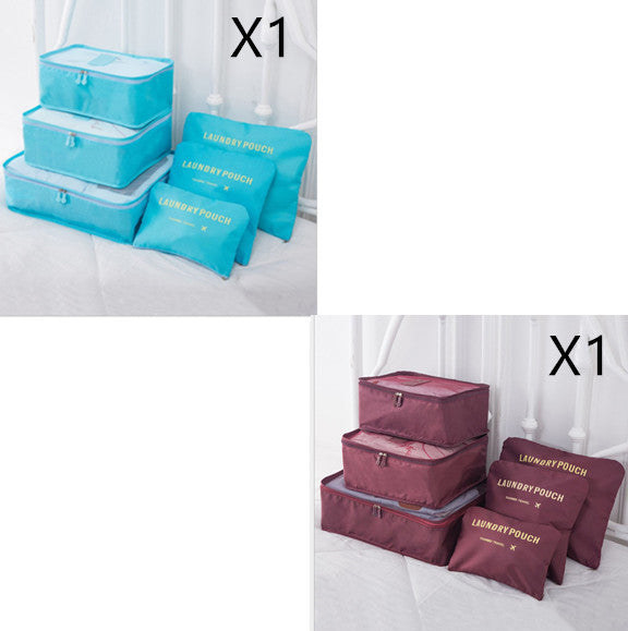 6 PCS Travel Storage Bag Set for Clothes Tidy Organizer EX-STOCK Canada