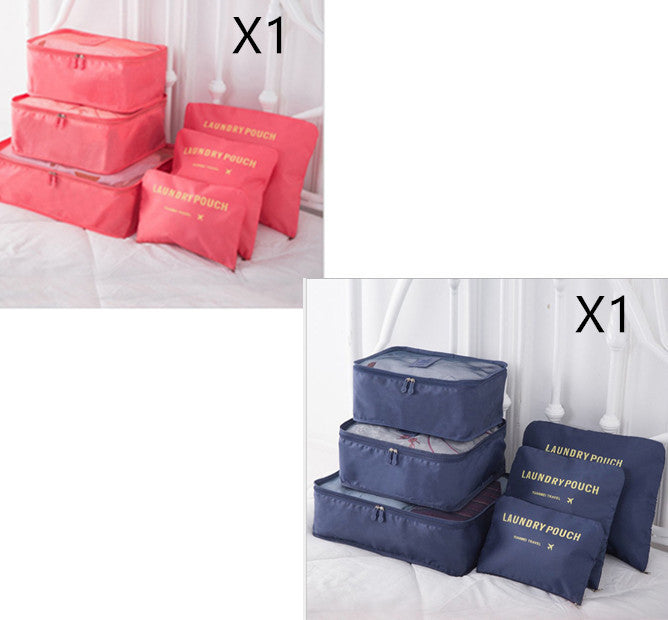 6 PCS Travel Storage Bag Set for Clothes Tidy Organizer EX-STOCK Canada