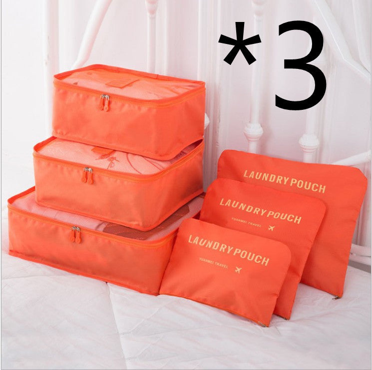 6 PCS Travel Storage Bag Set for Clothes Tidy Organizer EX-STOCK Canada