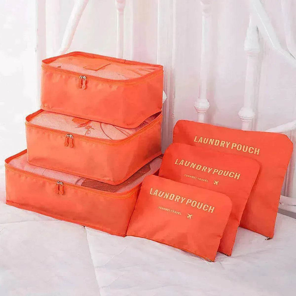 6 Pcs Travel Storage Bag Set For Clothes - EX-STOCK Canada