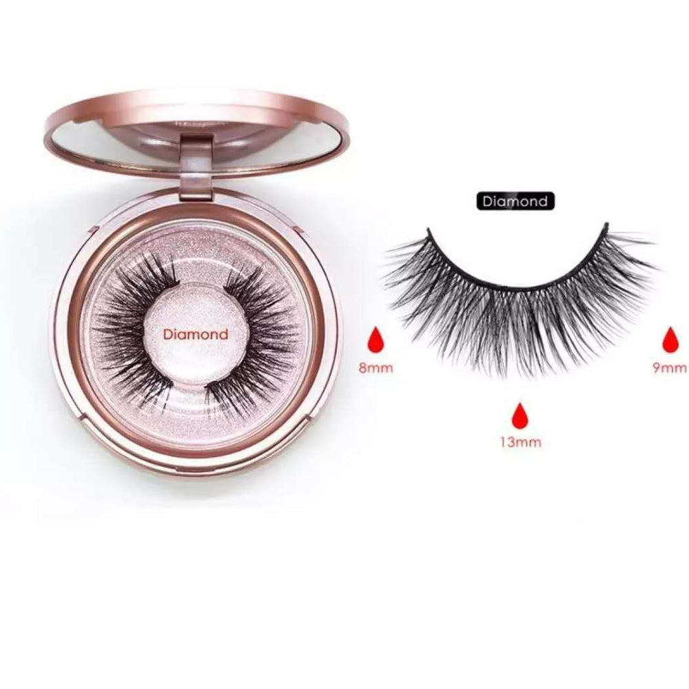 Reusable Magnetic Self-Adhesive Eyelashes No Eyeliner Or Glue Needed False Lashes Stable And Easy To Put On Natural Look And Waterproof Fake Eyelashes EX-STOCK Canada