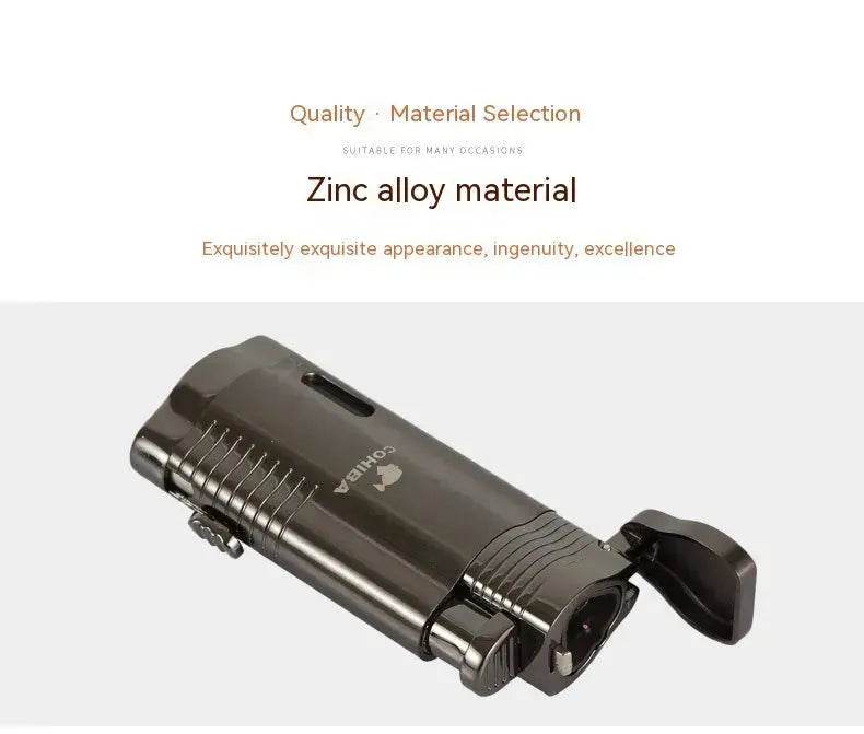 Luxury Windproof COHIBA Cigar Lighter with Cigar Hole Punch - EX-STOCK Canada