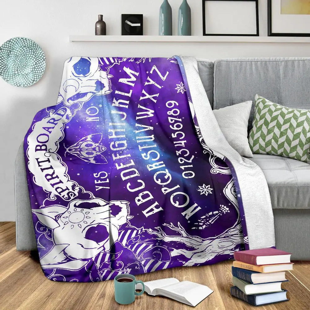 Halloween Witch Blanket Flannel Blanket EX-STOCK Canada