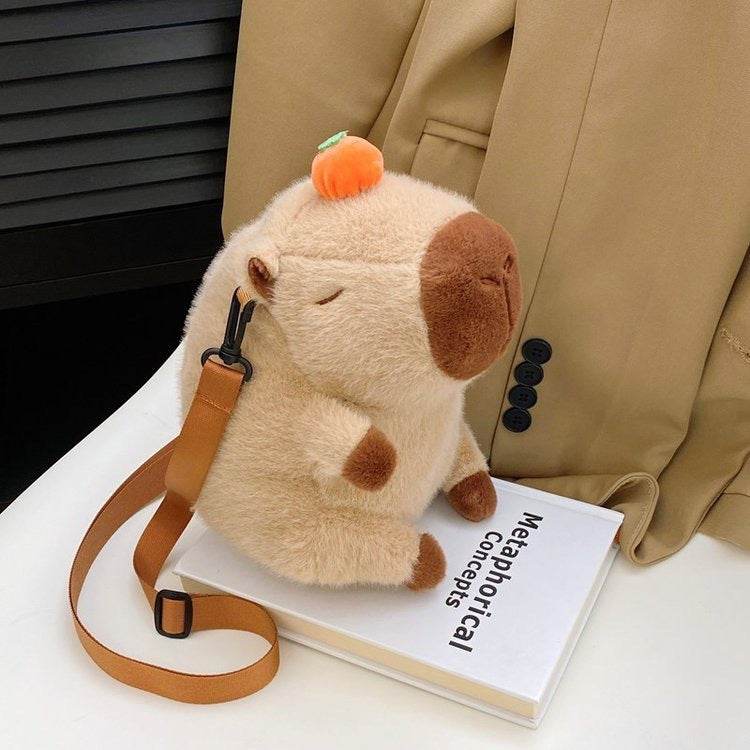 Cute Capybara Doll Bag Girl Student Backpack - EX-STOCK Canada