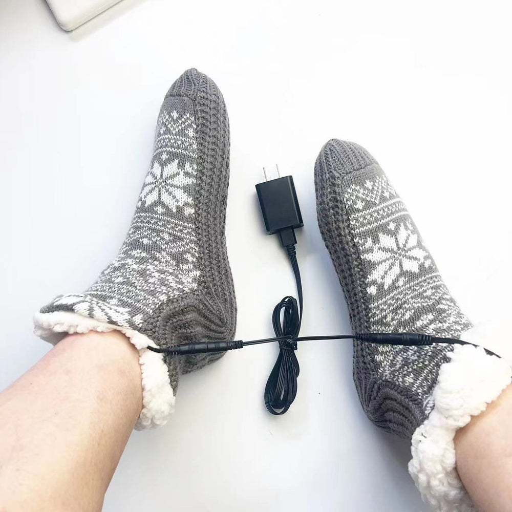 USB Home Warm Feet Electric Heating Room Socks EX-STOCK Canada