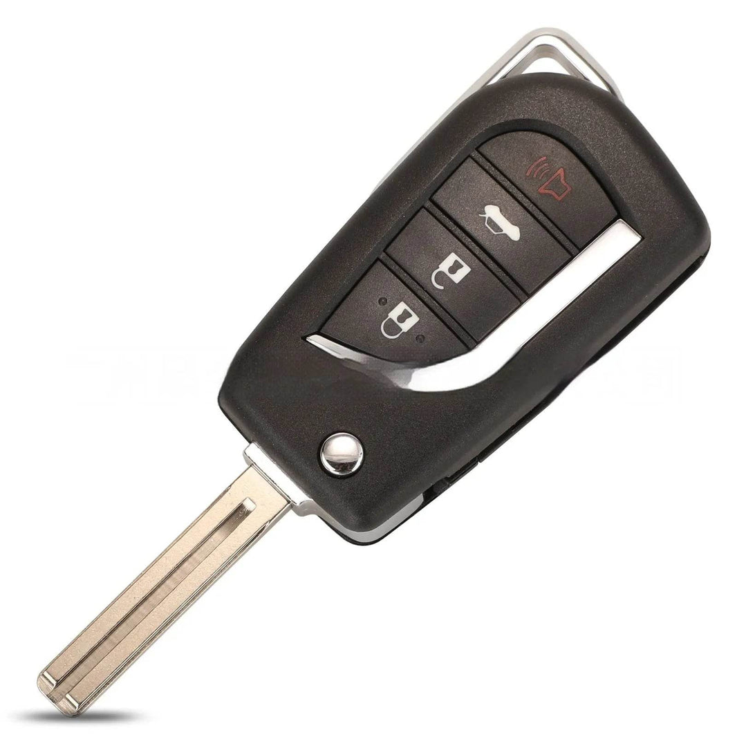Folding Key Shell Camry Reeling Ruizhi Highlander Remote Control Key Shell 4 Keys - EX-STOCK Canada
