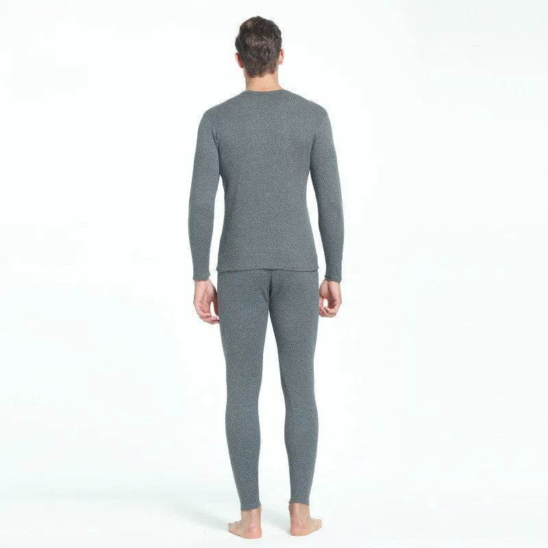 2pcs Cotton Thermal underwear Long John Loungewear Outfit set men - EX-STOCK Canada