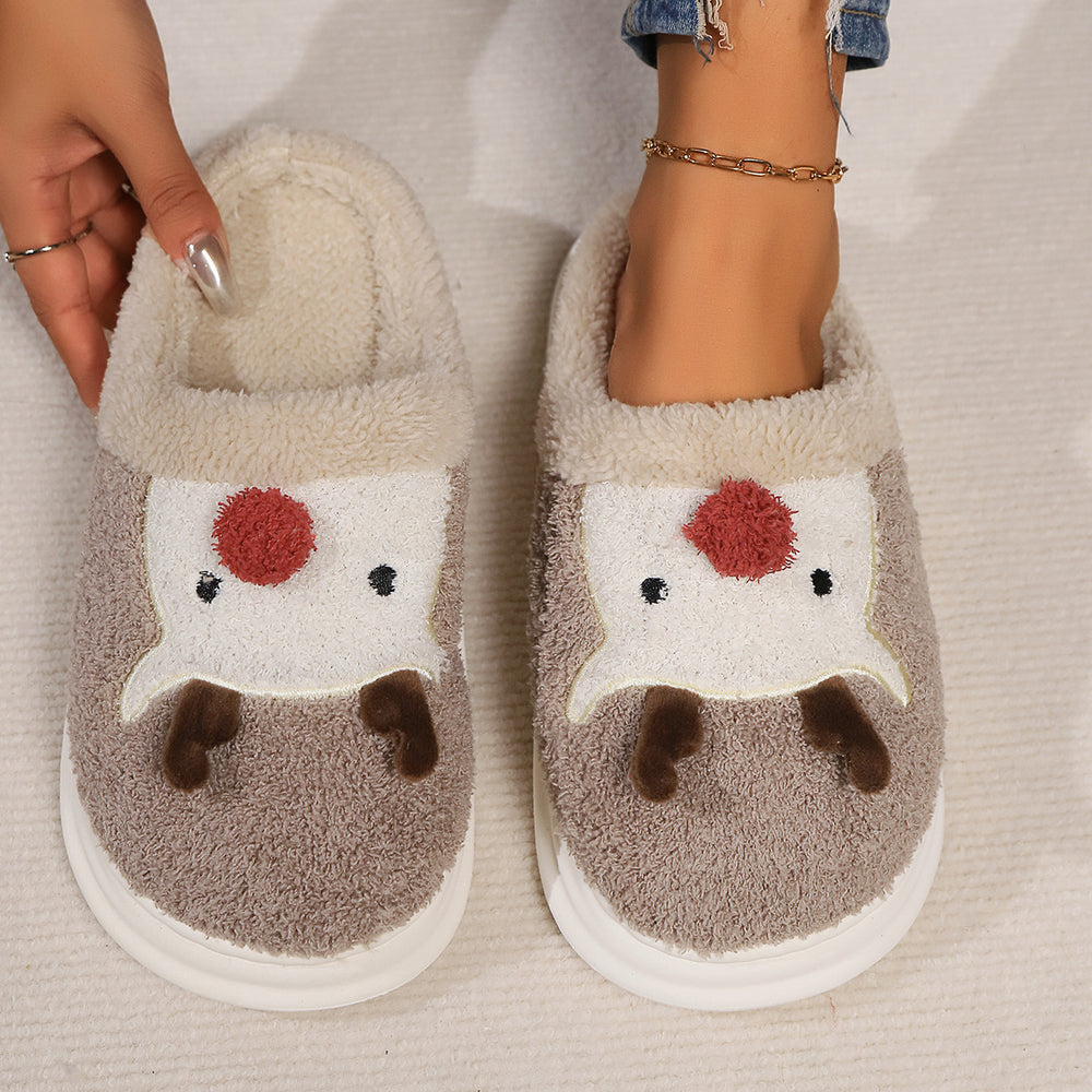 Cotton Slippers Cute Cartoon Indoor And Outdoor Warm Non-slip Comfort And Casual EX-STOCK Canada