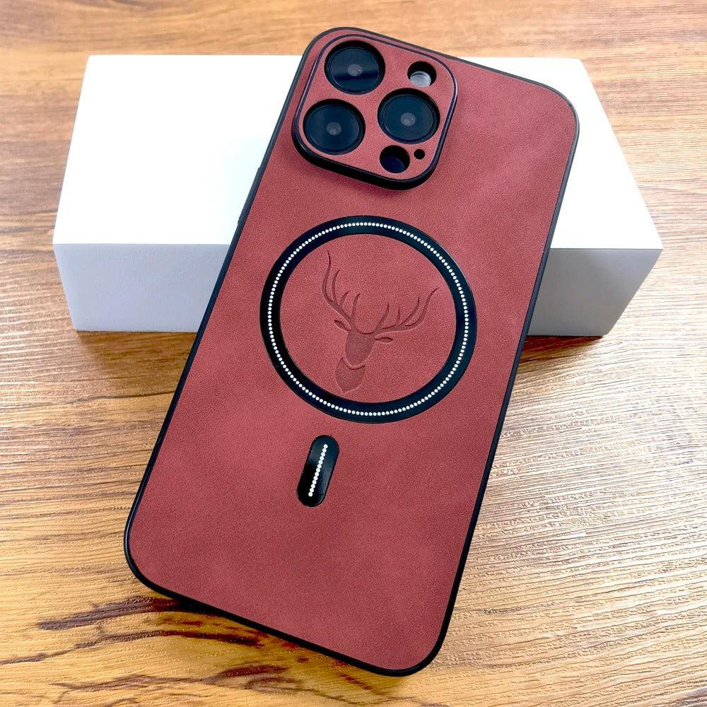 Magnetic Sheepskin Pattern Mobile Phone Protective Case EX-STOCK Canada