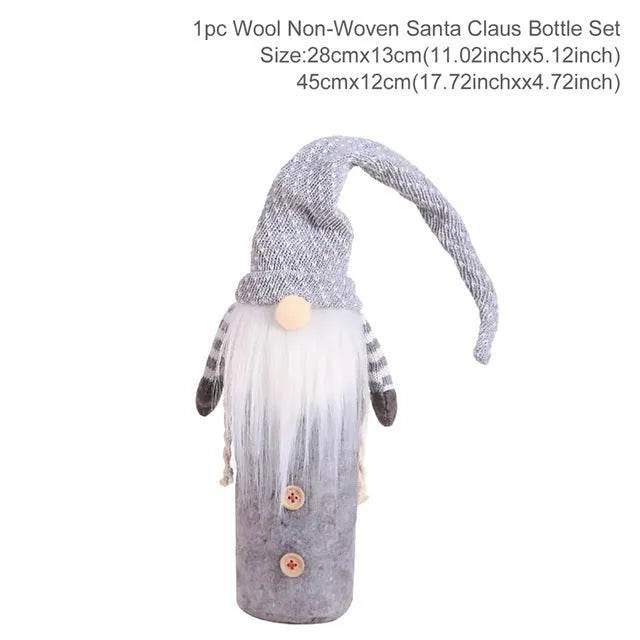 Christmas Decorations Christmas Wine Bottle Socks - EX-STOCK Canada