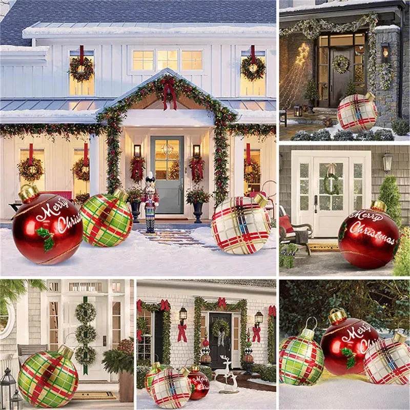 Christmas Ornament Holly Ball Outdoor Tree Decoration Christmas Balls for Yards - EX-STOCK Canada