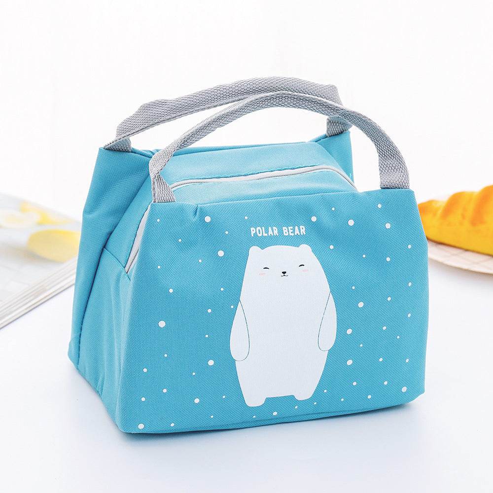Cute Cartoon Lunch Bag – Insulated for Kids & Students - EX-STOCK Canada