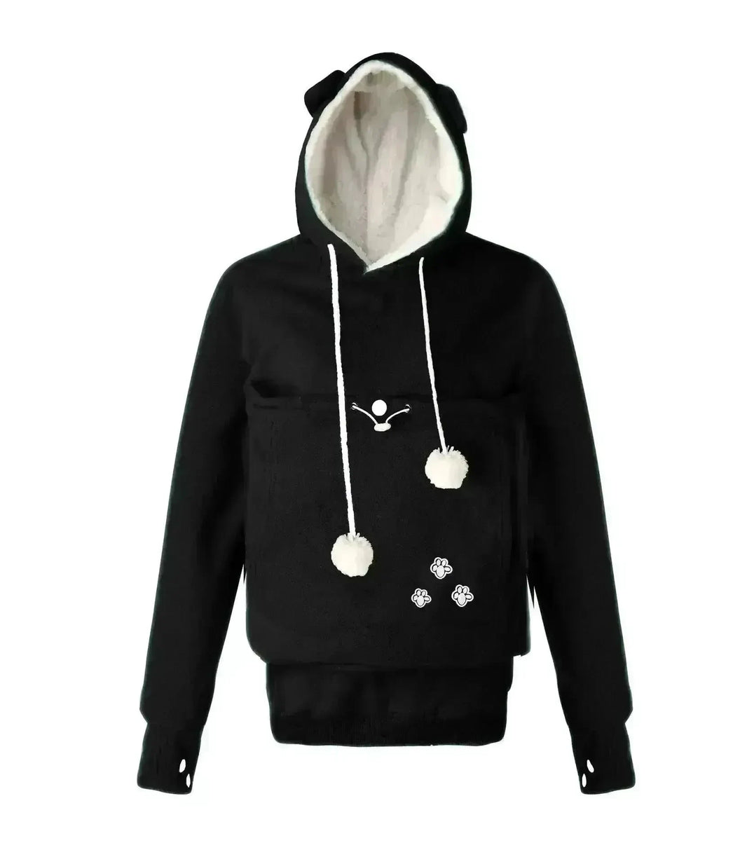 Women Embroidery Big Pocket Hoodie Pullovers Fall Winter Sweatshirt - EX-STOCK CANADA