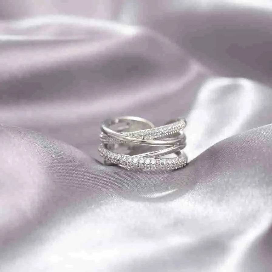 Niche Opening Adjustable Non-fading Cross Ring - EX-STOCK Canada