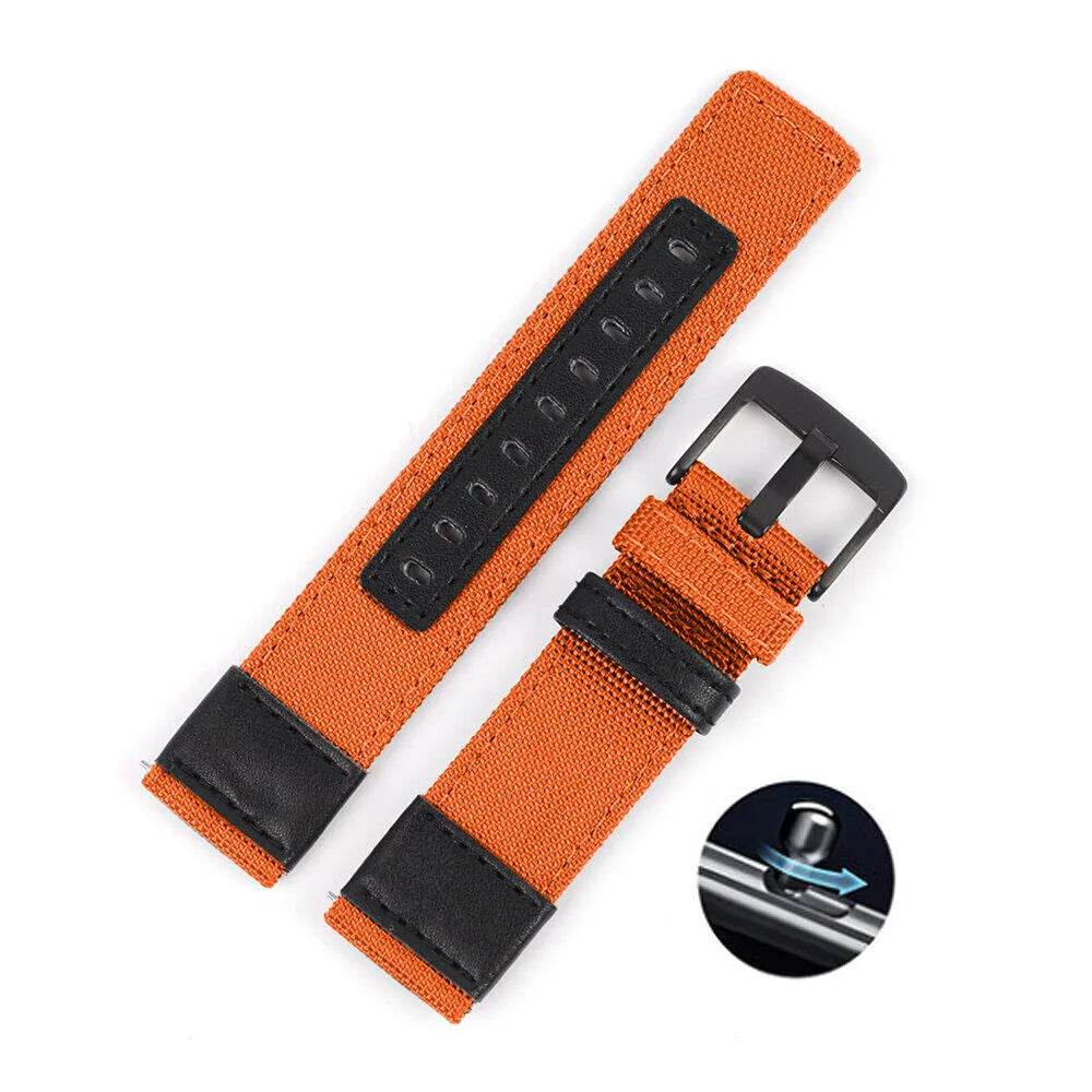 Adjustable Size Watch Nylon Woven Watch Strap - EX-STOCK Canada
