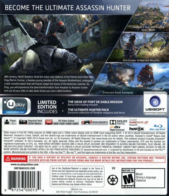 Assassin's Creed : Rogue