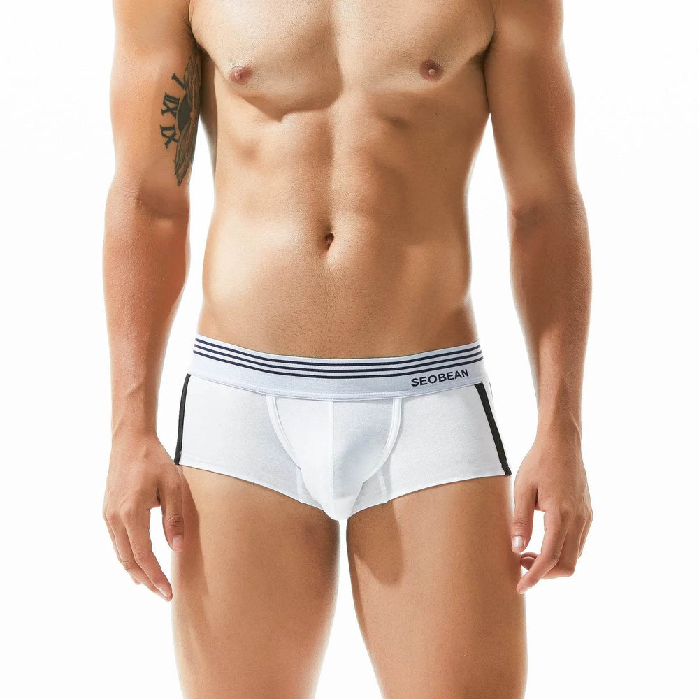 Men's Underwear Low Waist Cotton Seamless Boxer Briefs - EX-STOCK Canada