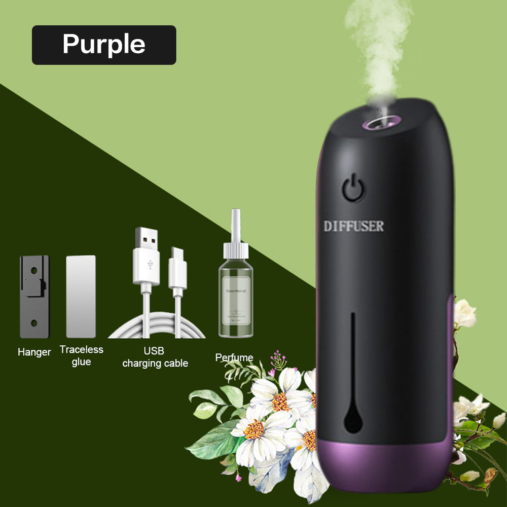 50ml Aromatherapy Machine Timed Automatic Spraying Fragrance Household Perfume Machine Toilet Deodorizing Air Purifying Diffuser - EX-STOCK Canada