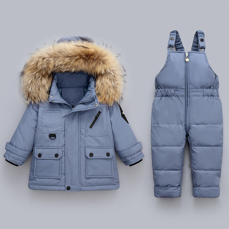 Winter Baby Boy's Down Jacket Suit | EX-STOCK product gallery photo 9