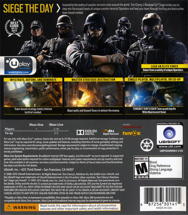 Tom Clancy's Rainbow Six Siege