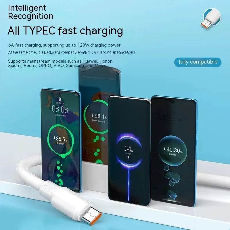 Charging Cable Fast Charging 120W Mobile Phone 6A Bold - EX-STOCK Canada
