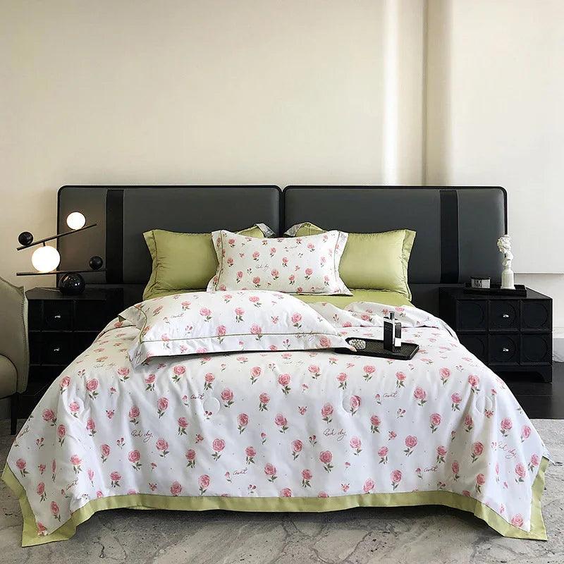 Housse de couette rafraîchissante d'été en Tencel lavable et aéréeEX-STOCK Canada