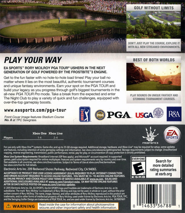 RORY McILROY - PGA TOUR