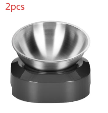 Pet Stainless Steel Bowl Pet Double Night EX-STOCK Canada