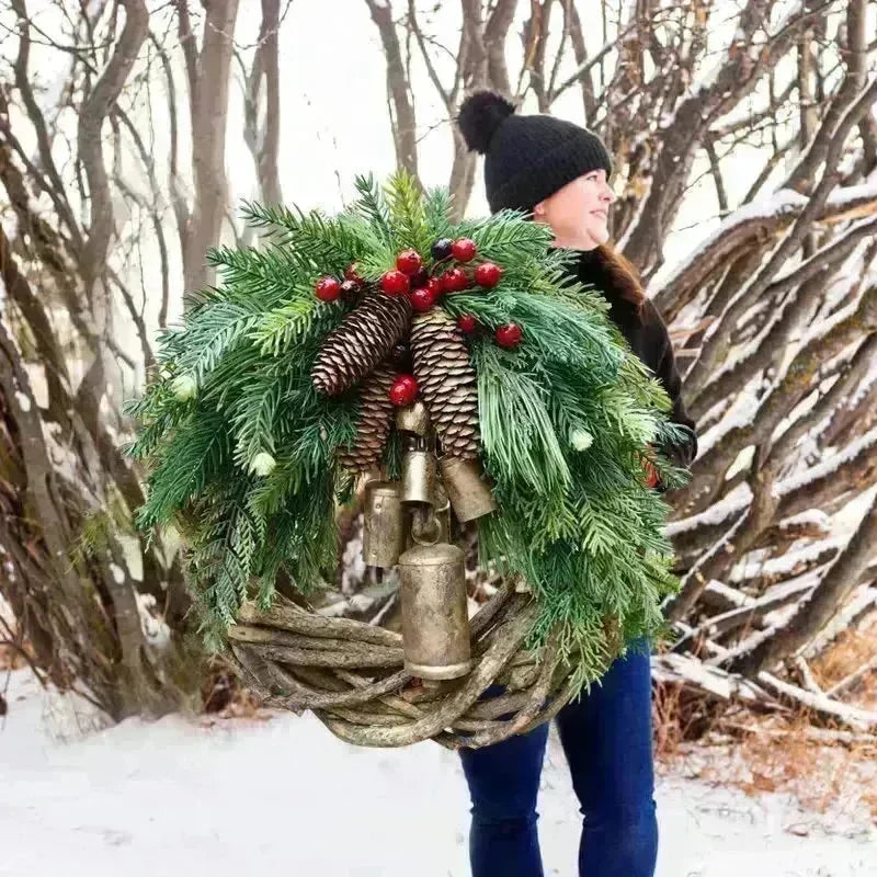 Christmas Door Hanging Christmas Wall Decoration - EX-STOCK CANADA
