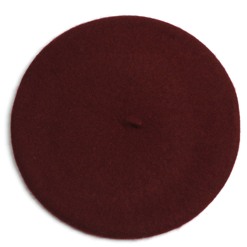 Autumn And Winter Hat Women's Wool Beret | EX-STOCK product gallery photo 16