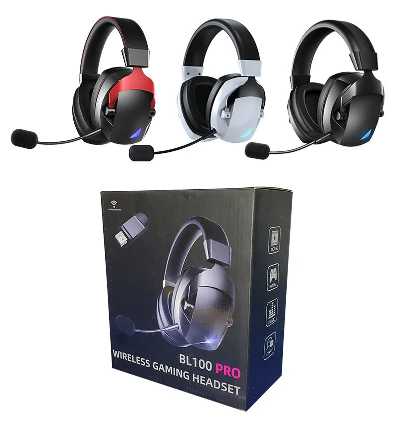 Cross-Border Over-Ear Bluetooth Headphones With Wireless Microphone - 2.4G Dual-Mode, Specialized For E-Sports, Gaming PCs & PS5 EX-STOCK Canada