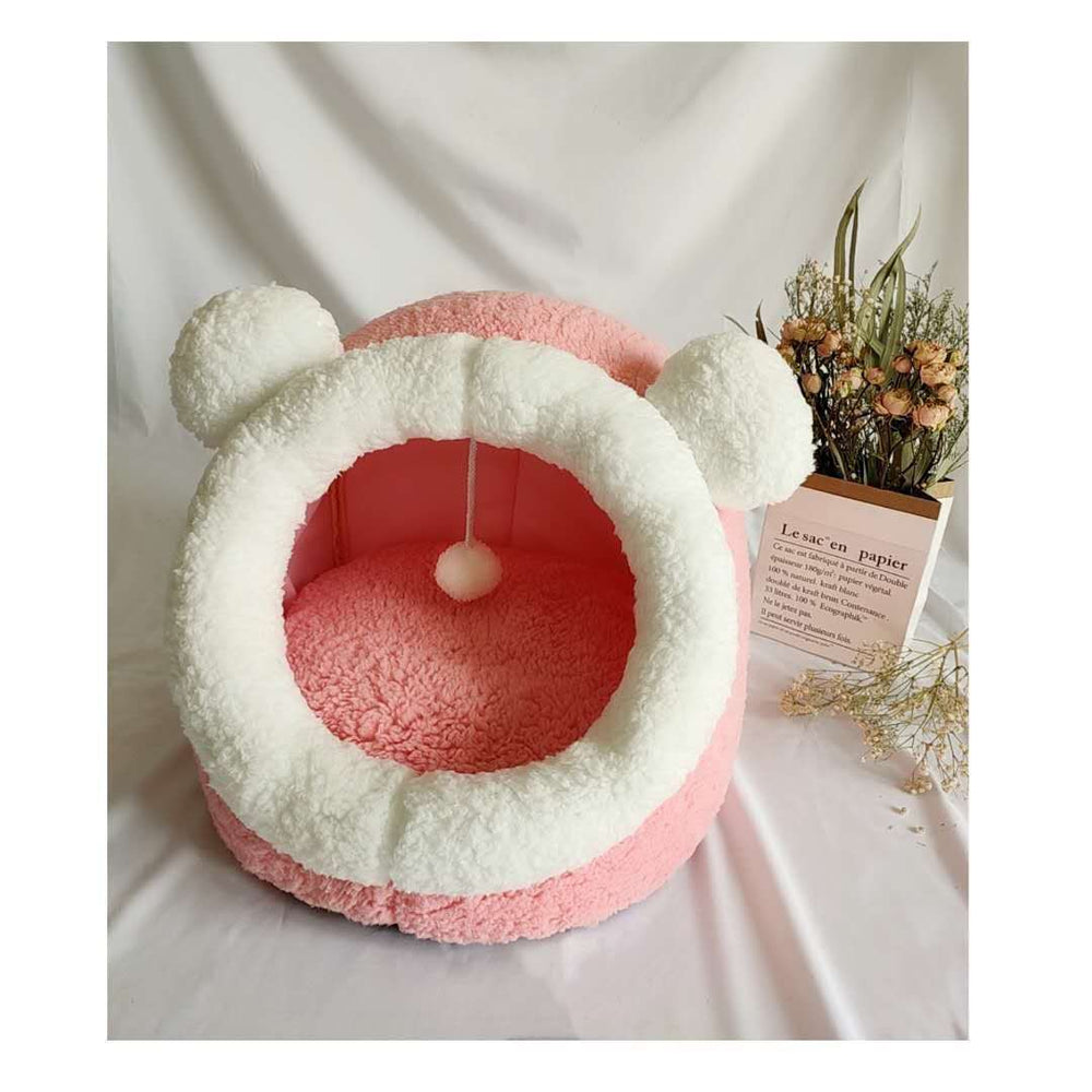 Lettiera per gatti domestici chiusa, gabbia per lettiera invernale per gatti, plus vellutoEX-STOCK Canada