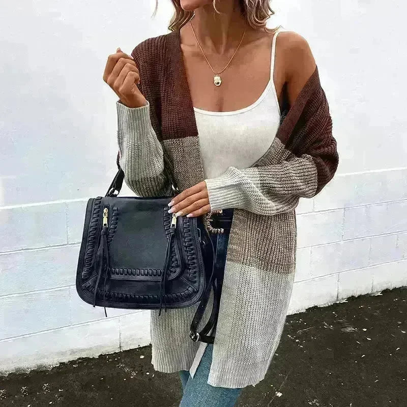 New style Autumn Winter Women Long Knitted Sweater Cardigan - EX-STOCK CANADA