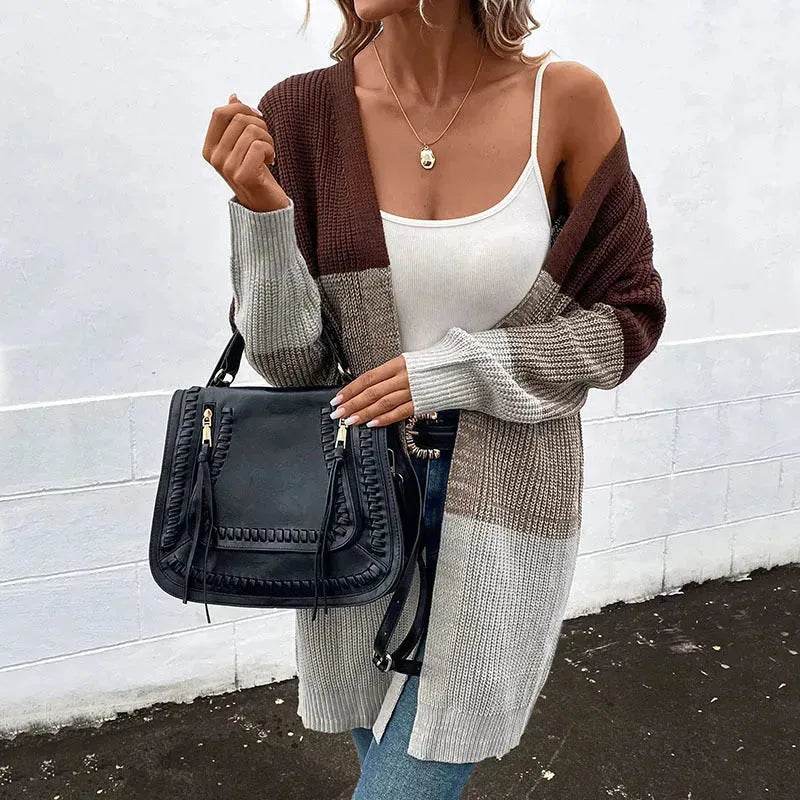 New style Autumn Winter Women Long Knitted Sweater Cardigan - EX-STOCK Canada