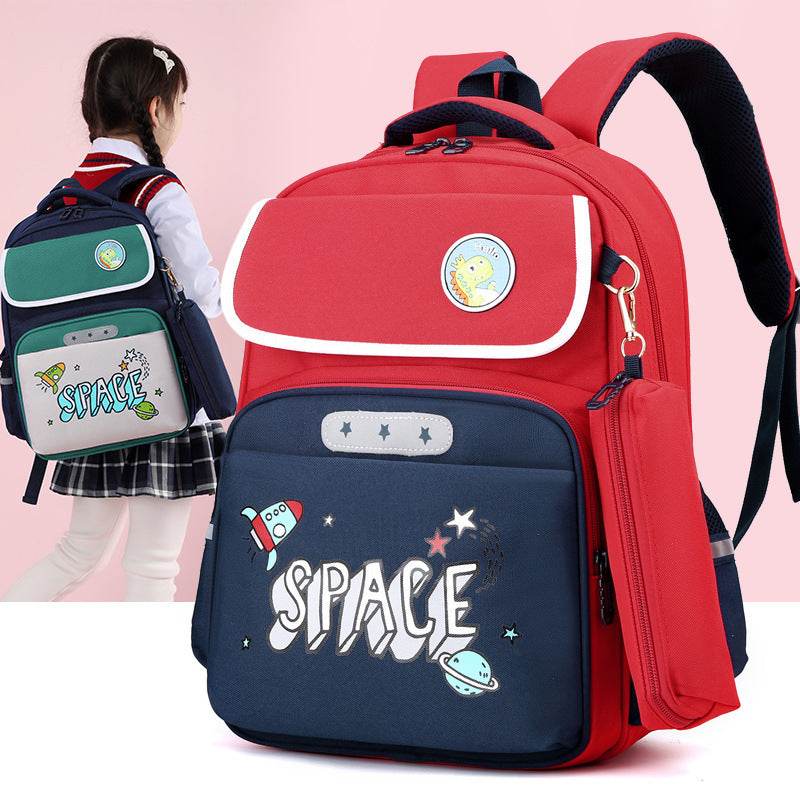 Primary School Large Capacity Spine Supportive Canvas Backpack for school - EX-STOCK Canada