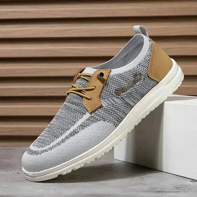 Casual Flat Slip-on Mesh Shoes Lightweight Breathable Loafers Men Walking Running Sports Shoes Sneakers for Men - EX-STOCK Canada